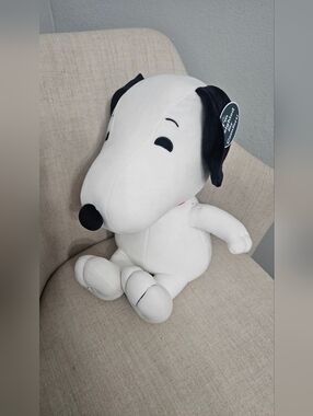 Peanuts Snoopy 3lb Weighted Cuddle Pillow Buddy Soft Plush and Cozy Pillow for C